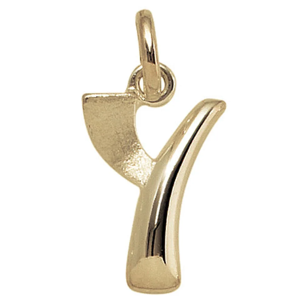 Anhänger Buchstabe Y 375 Gold Gelbgold Buchstabenanhänger