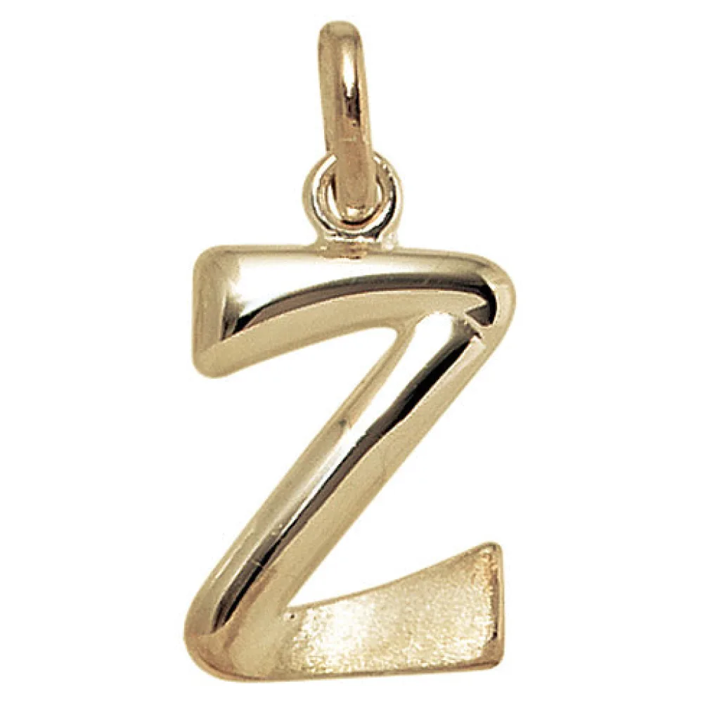 Anhänger Buchstabe Z 375 Gold Gelbgold Buchstabenanhänger