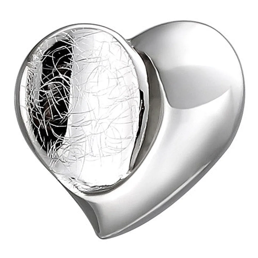 Anhänger Herz 925 Sterling Silber eismatt Herzanhänger Silberanhänger
