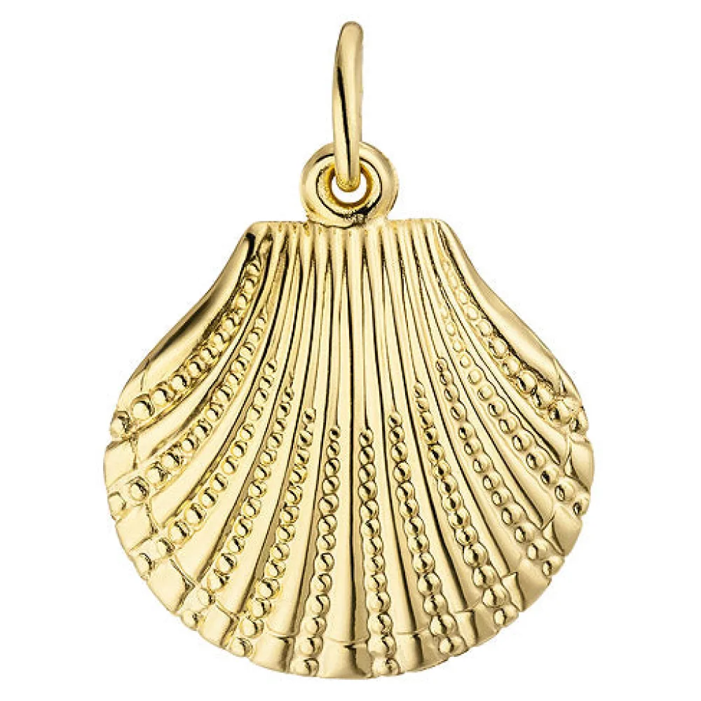 Anhänger Muschel 333 Gold Gelbgold Goldanhänger