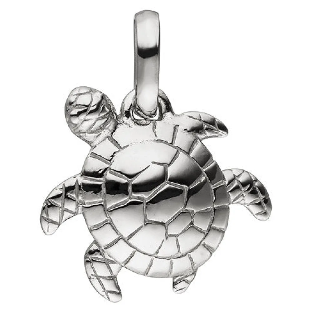 Anhänger Schildkröte 925 Sterling Silber Silberanhänger