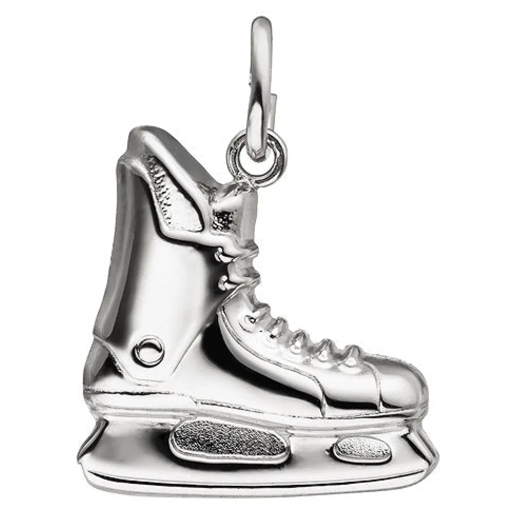 Anhänger Schlittschuh 925 Sterling Silber Silberanhänger