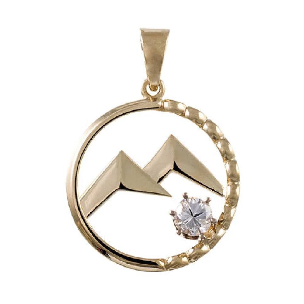 Anhänger BERGdiamant 585 Gold D-0 25 VSI-F