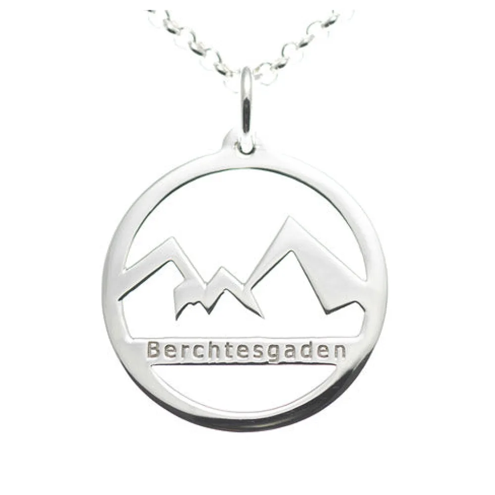 Anhänger Watzmann Berchtesgaden 925 Silber mit Kette 45cm