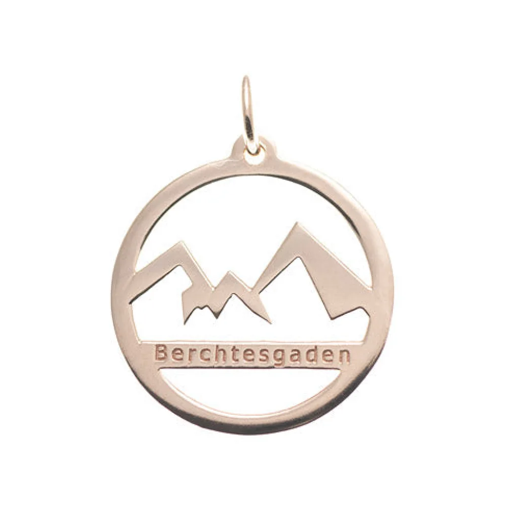 Anhänger Watzmann Berchtesgaden 925 Silber rosé vergoldet