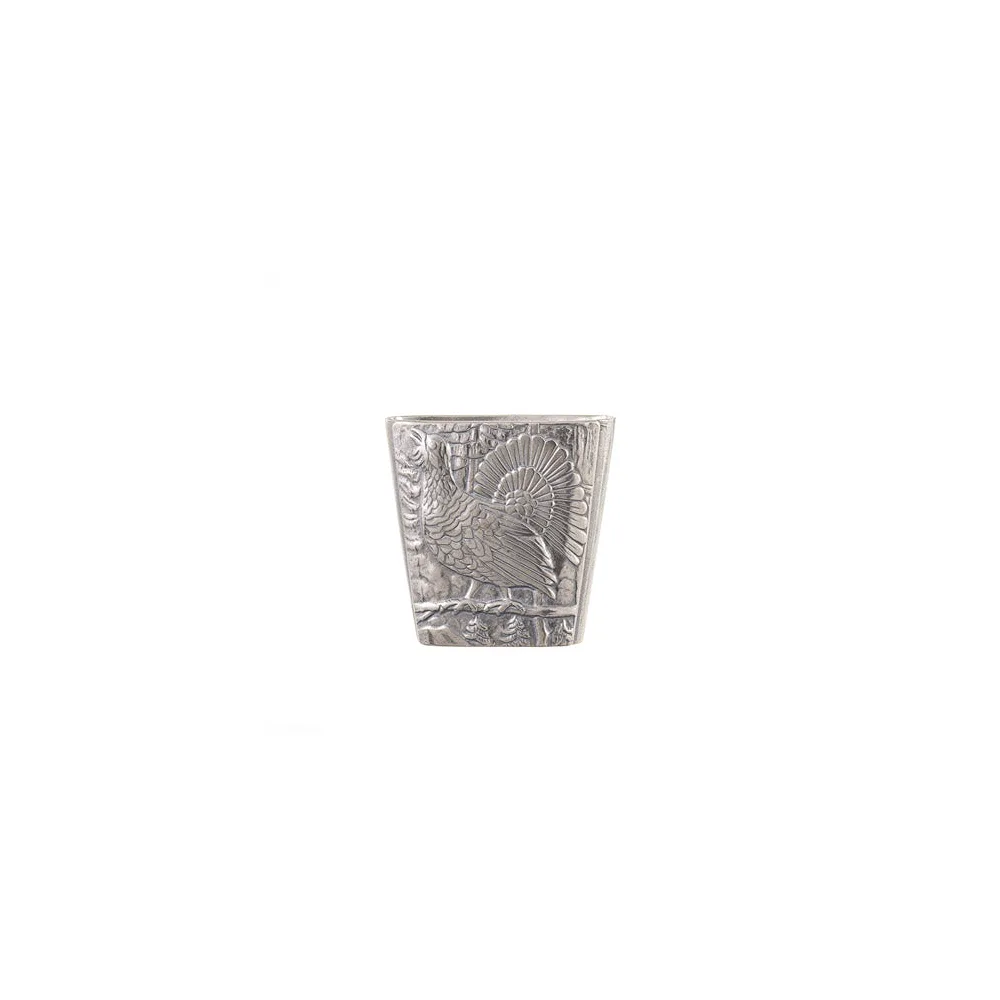 Gamsbarthalter Spielhahnfederhülse 925 Silber