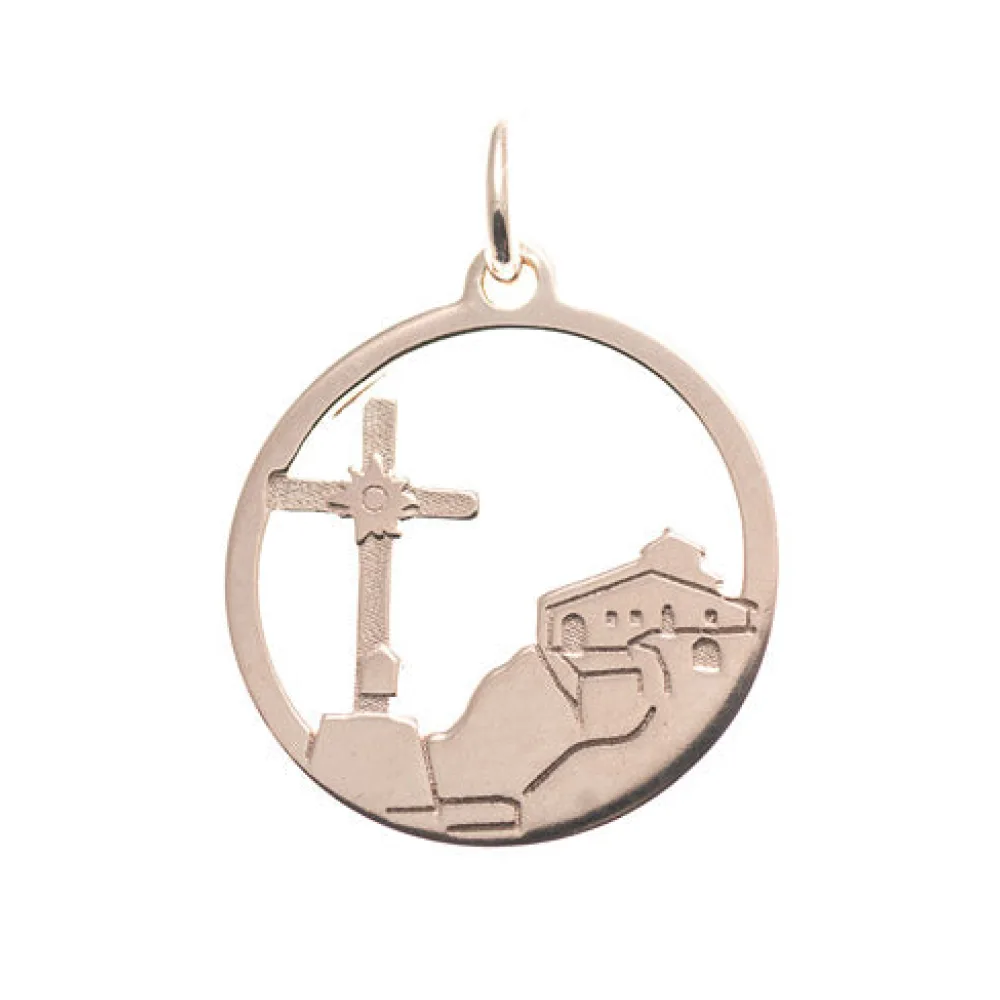 Anhänger Kehlstein 925 Silber rosé vergoldet ohne Kette
