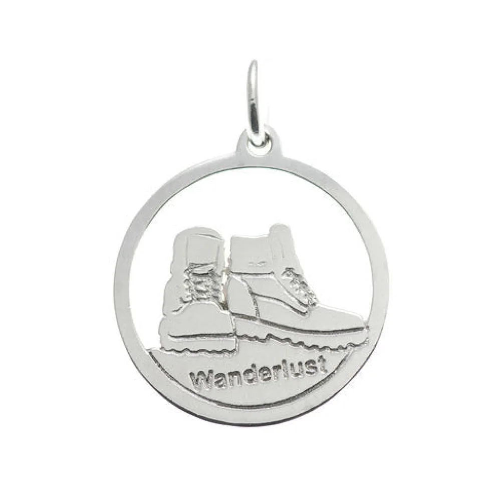 Anhänger Wanderlust 925 Silber ohne Kette