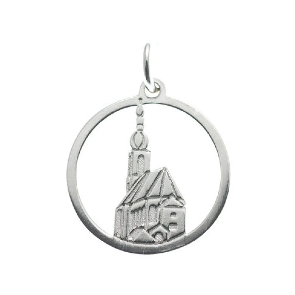 Anhänger Ramsauer Kirche St. Sebastian 925 Silber
