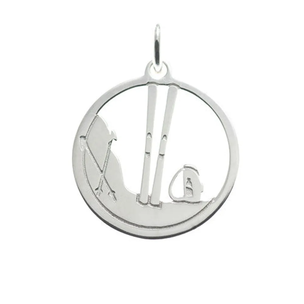 Skitouren-Anhänger 925 Silber