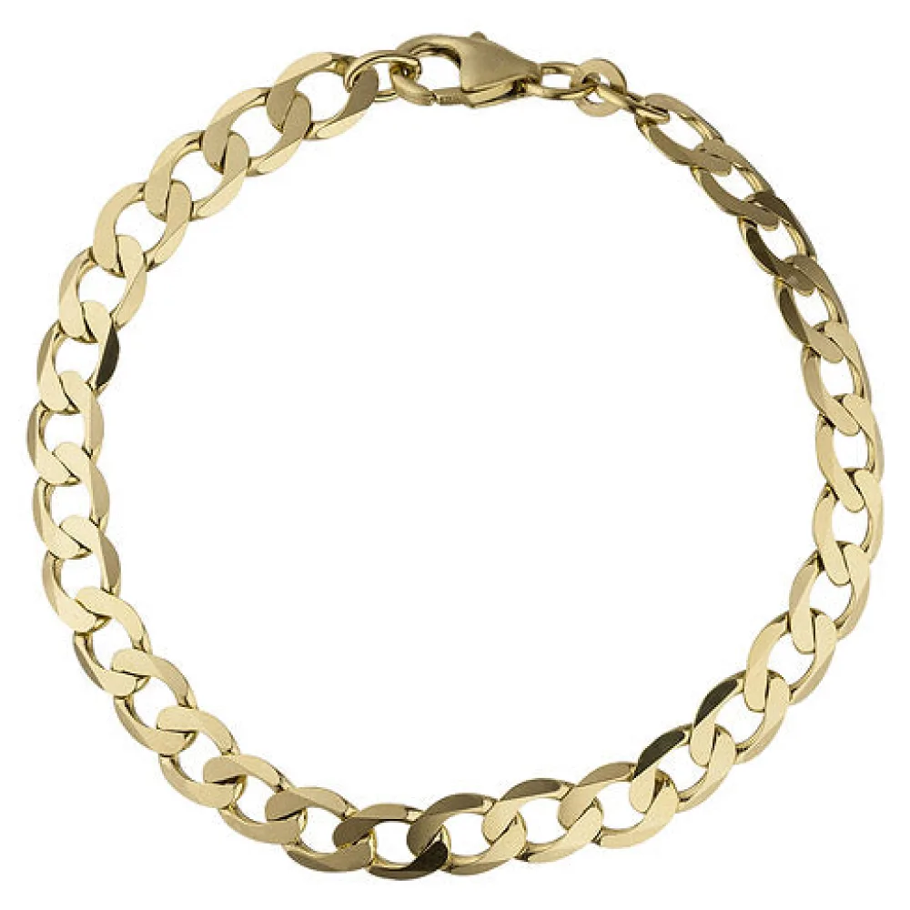Panzerarmband 333 Gelbgold 19 cm Gold Armband Goldarmband