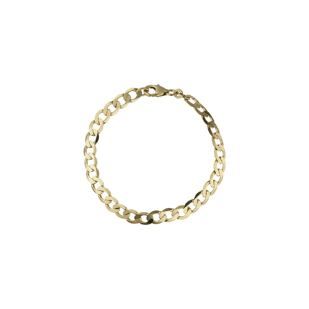 Panzerarmband 333 Gelbgold 21 cm Gold Armband Goldarmband