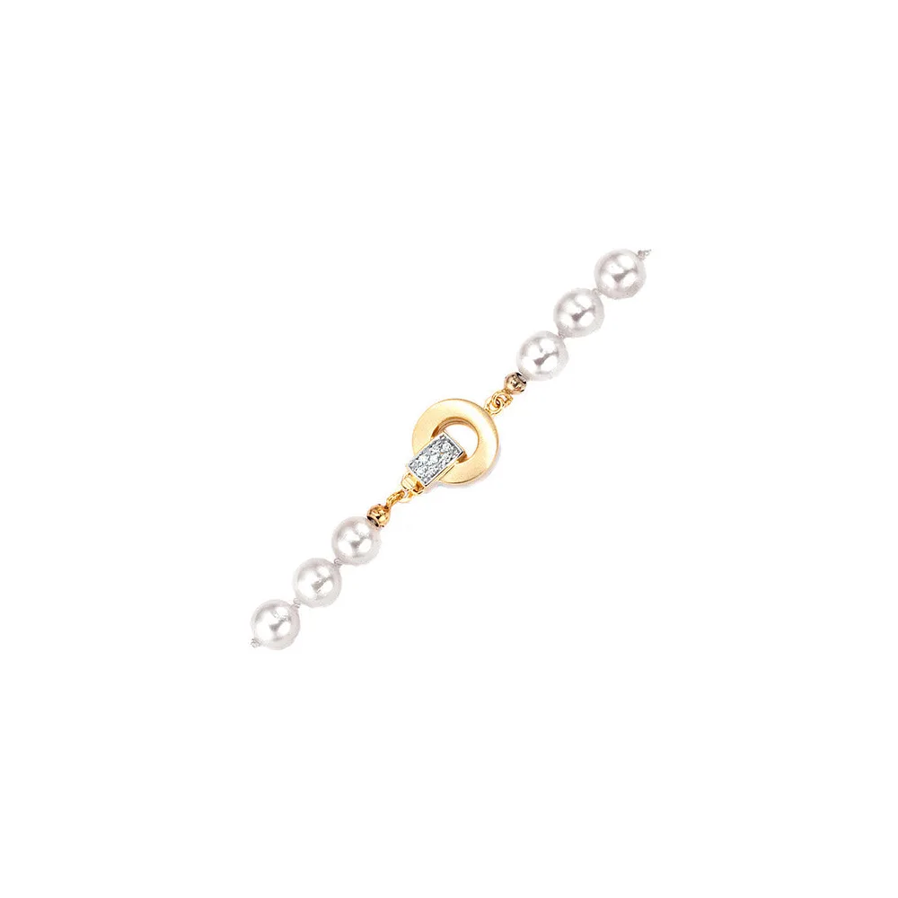 Kettenschließe Schließe 585 Gold Gelbgold mattiert 14 Diamanten Brillanten