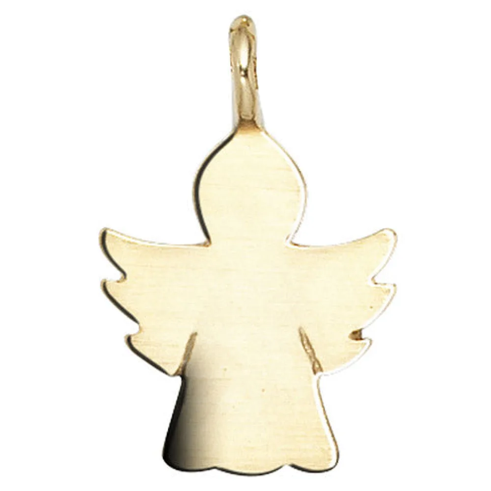 Kinder Anhänger Engel Schutzengel Engel 585 Gold Gelbgold Kinderanhänger