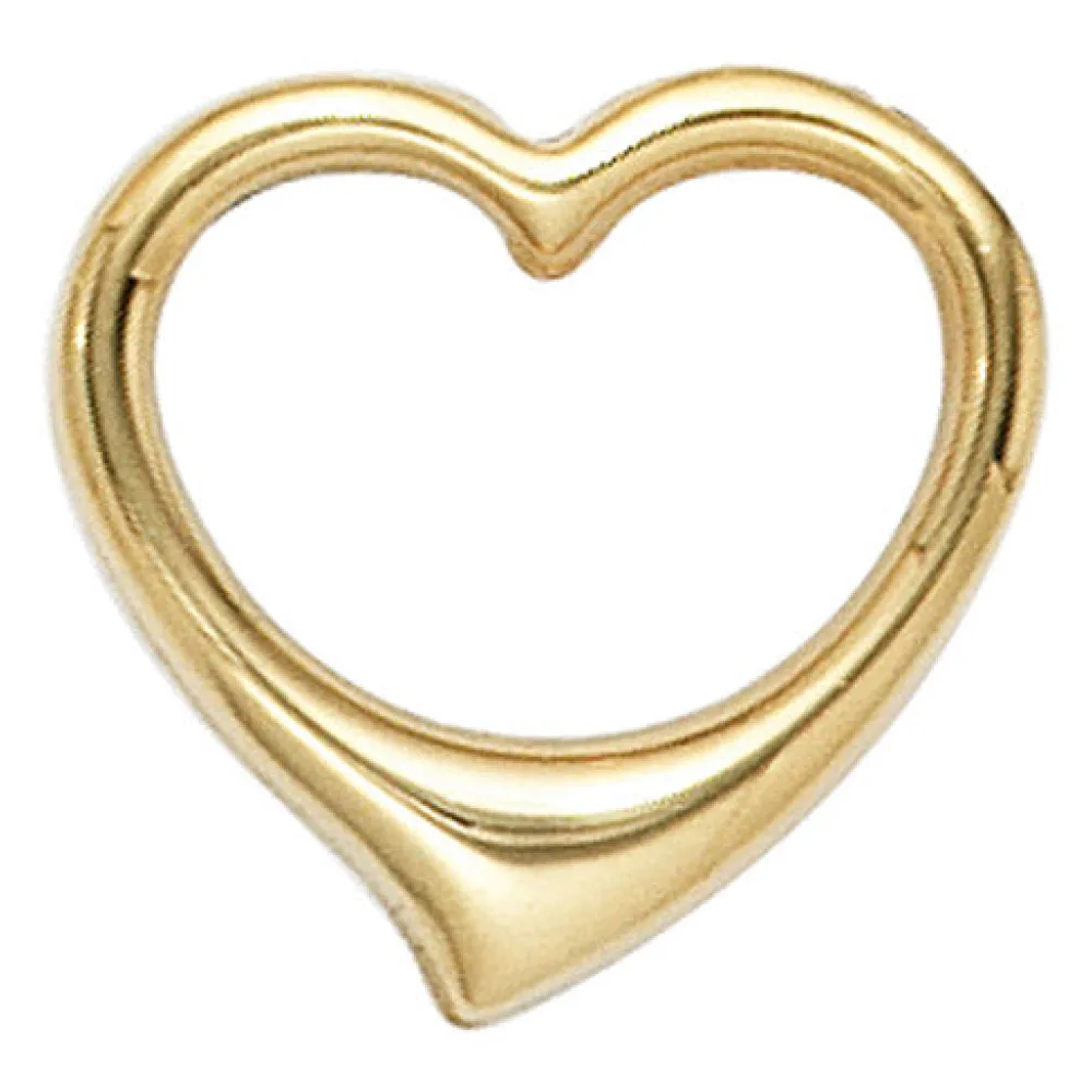 Kinder Anhänger Herz Schwingherz 585 Gold Gelbgold Herzanhänger Kinderanhänger