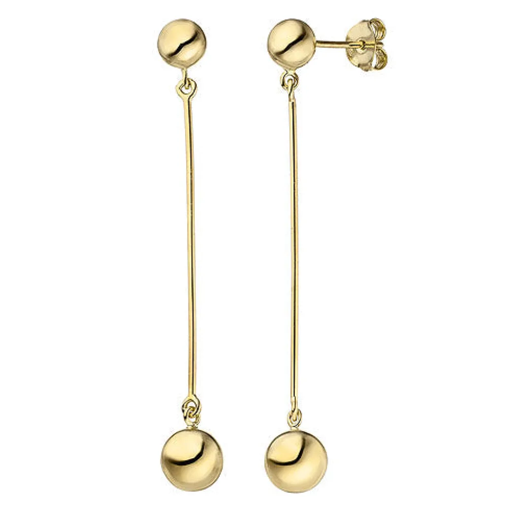 Ohrhänger 925 Sterling Silber gold vergoldet Ohrringe Ohrstecker