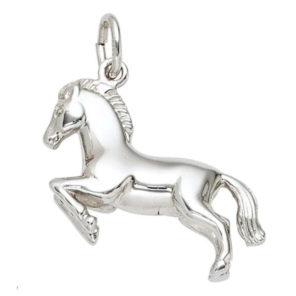 Kinder Anhänger Pferd 925 Sterling Silber Pferdeanhänger Kinderanhänger