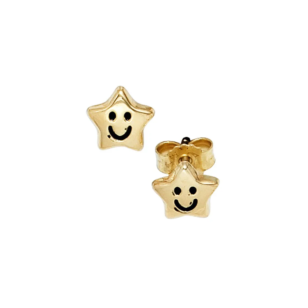Kinder Ohrstecker Stern Sterne 333 Gold Gelbgold Ohrringe Kinderohrringe