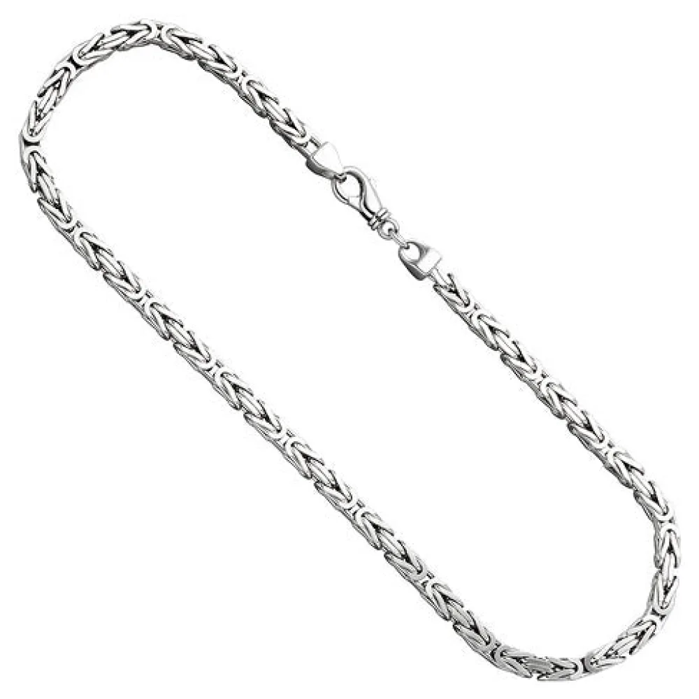 Königskette 925 Sterling Silber 5 9 mm 50 cm Halskette Kette Silberkette