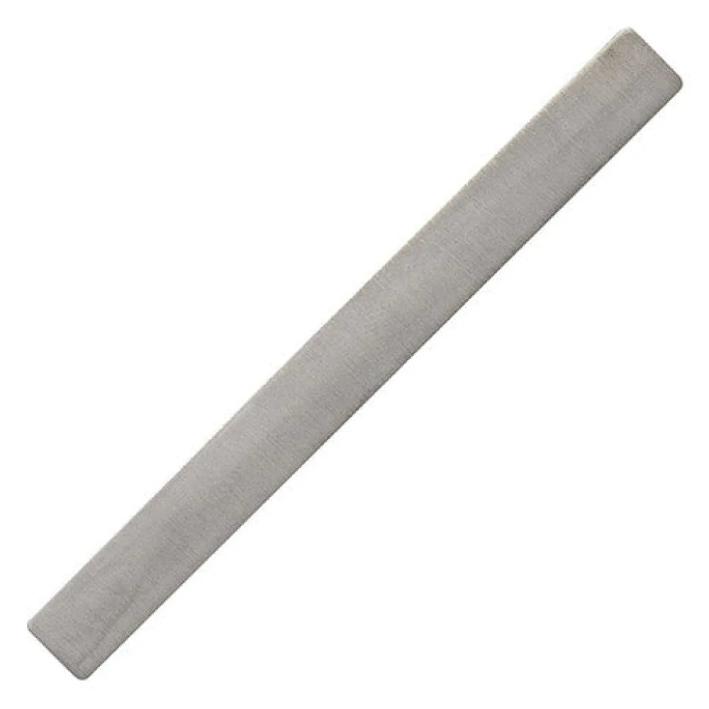 Krawattenschieber 925 Sterling Silber rhodiniert mattiert