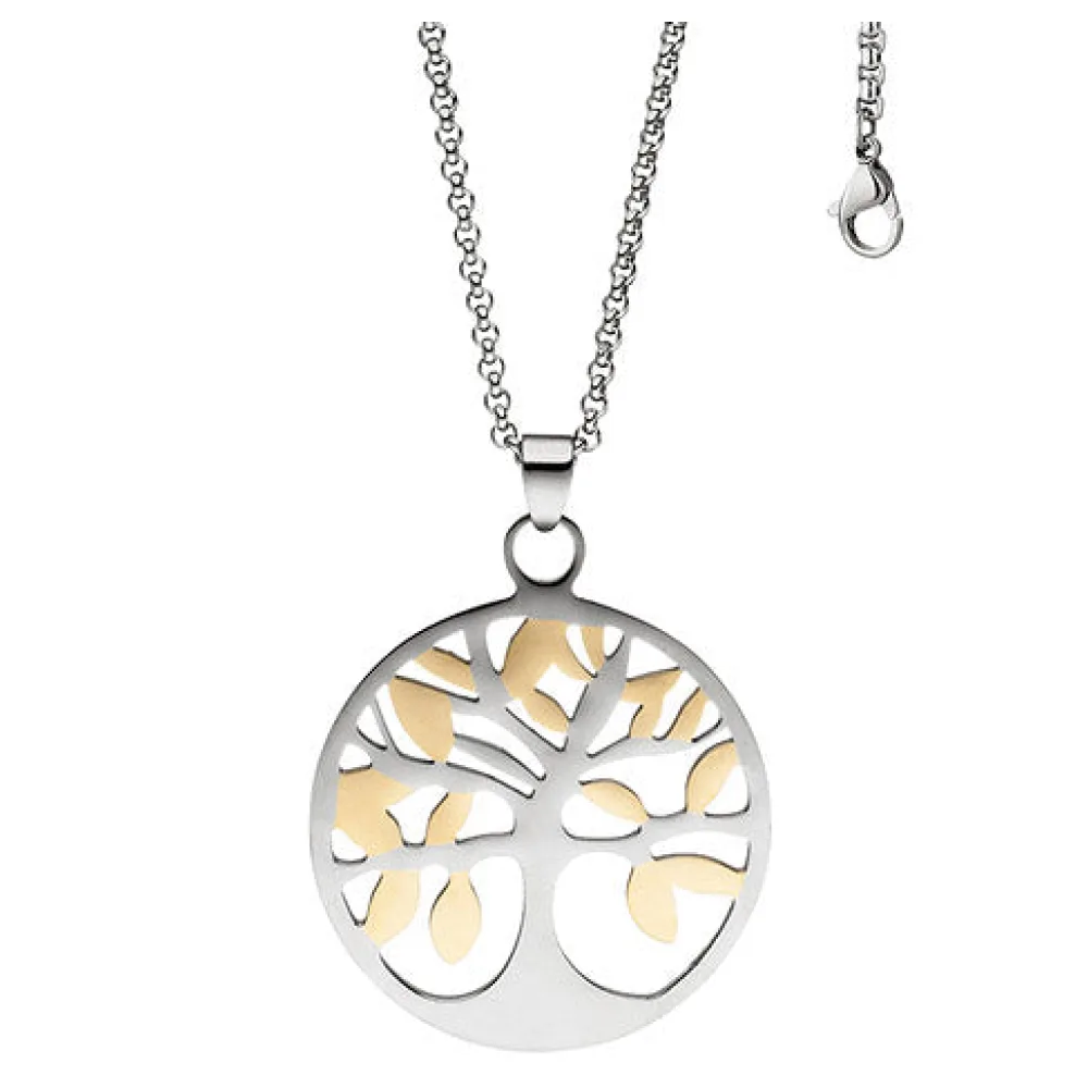 Collier Kette mit Anhänger Lebensbaum