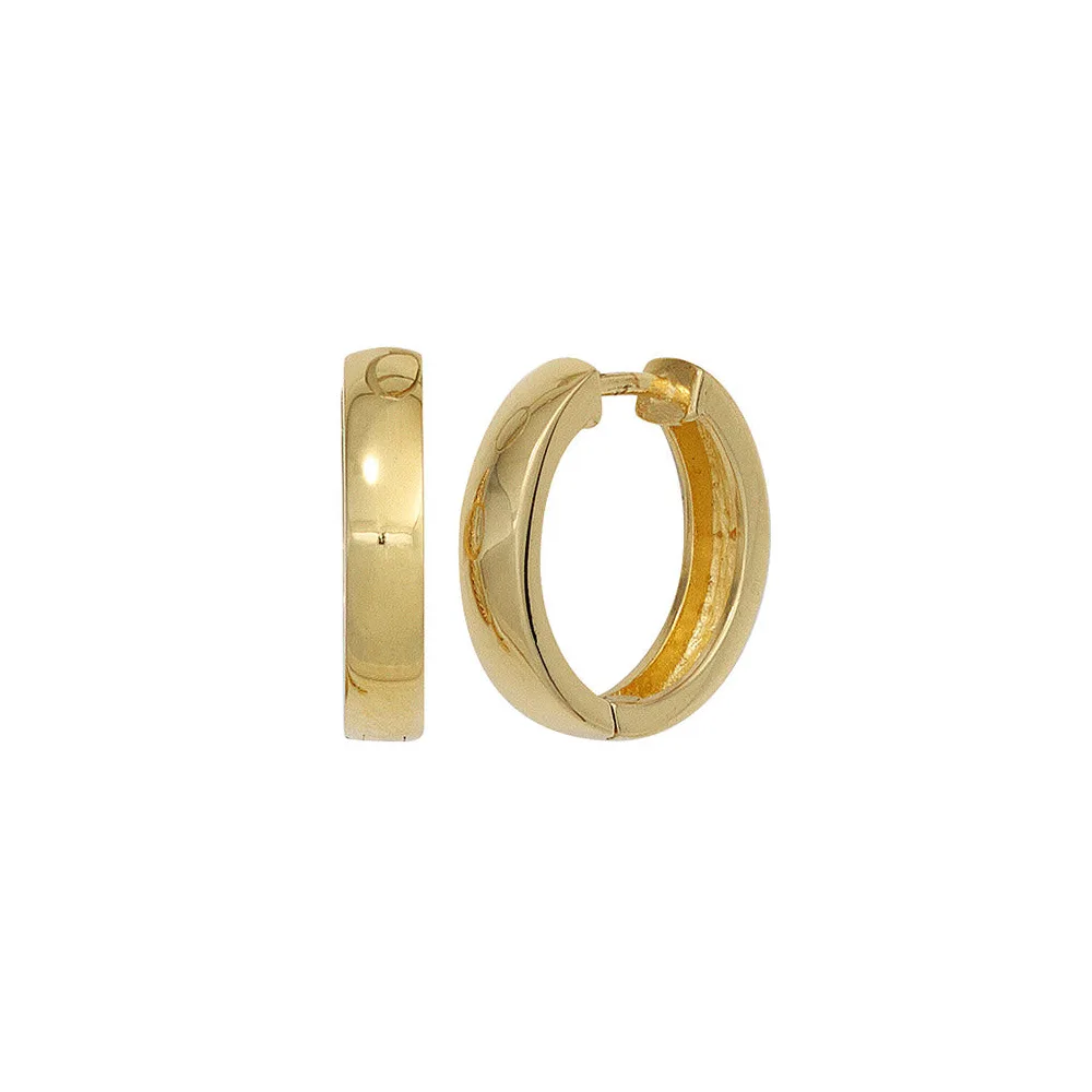 Creolen 925 Sterling Silber gold vergoldet Ohrringe