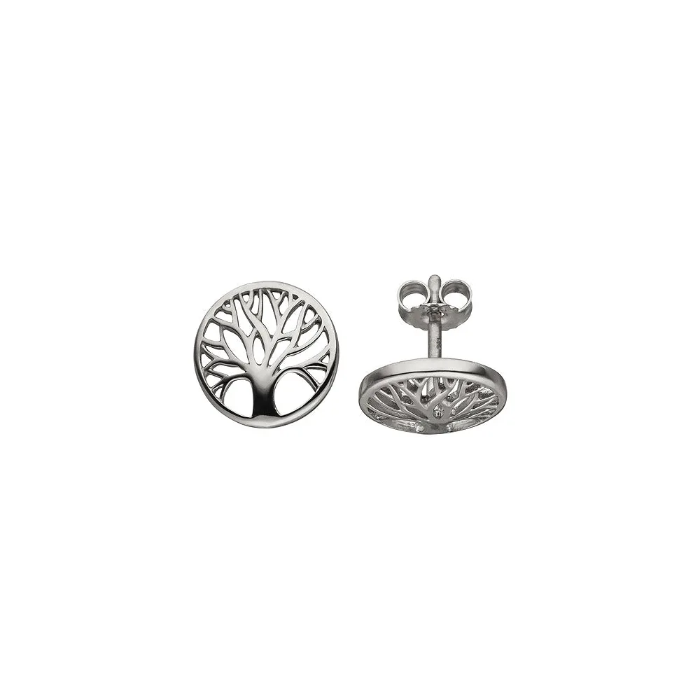 Ohrstecker Baum Lebensbaum 925 Sterling Silber Ohrringe