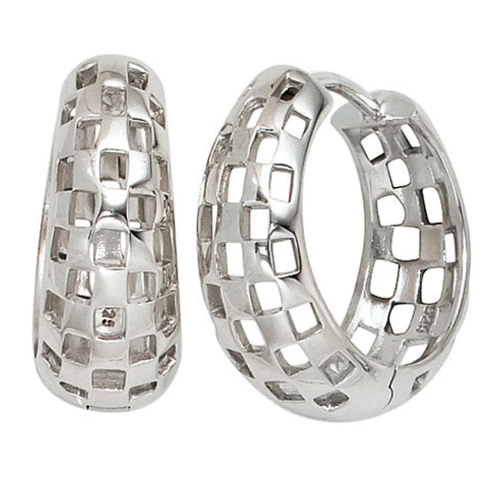 Creolen 925 Sterling Silber Ohrringe Silberohrringe Silbercreolen