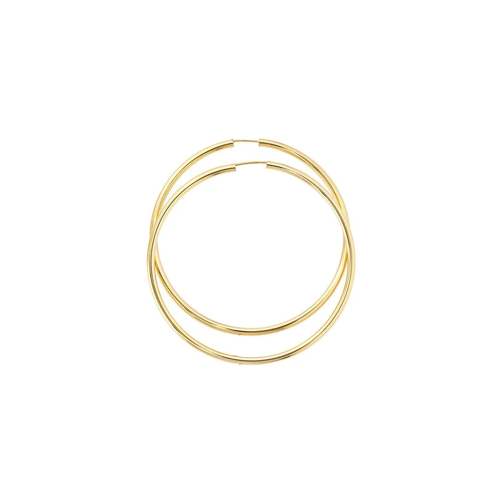 Creolen rund 333 Gold Gelbgold Ohrringe Goldohrringe Goldcreolen