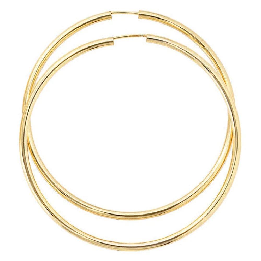 Creolen rund 333 Gold Gelbgold Ohrringe Goldohrringe Goldcreolen