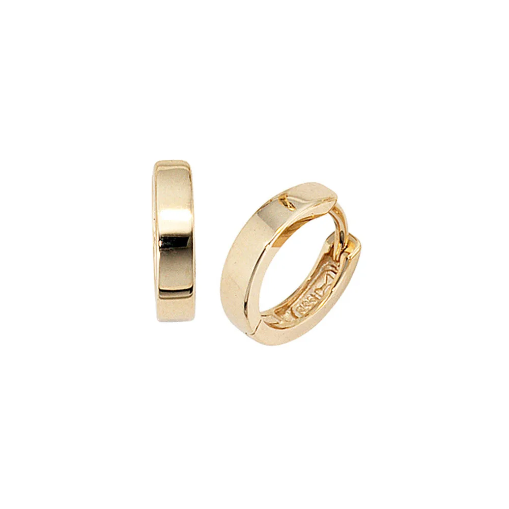 Creolen rund 333 Gold Gelbgold Ohrringe Goldohrringe Goldcreolen