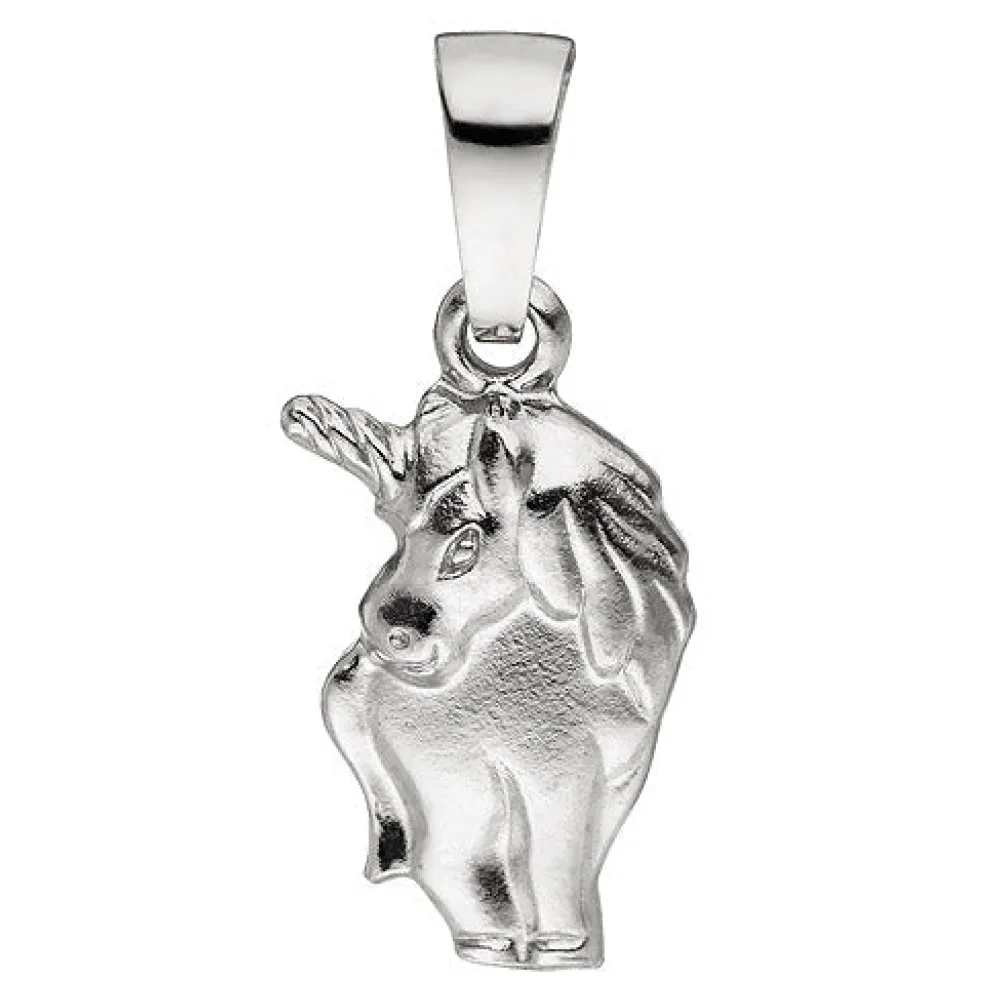 Kinder Anhänger Einhorn 925 Sterling Silber Kinderanhänger Einhornanhänger