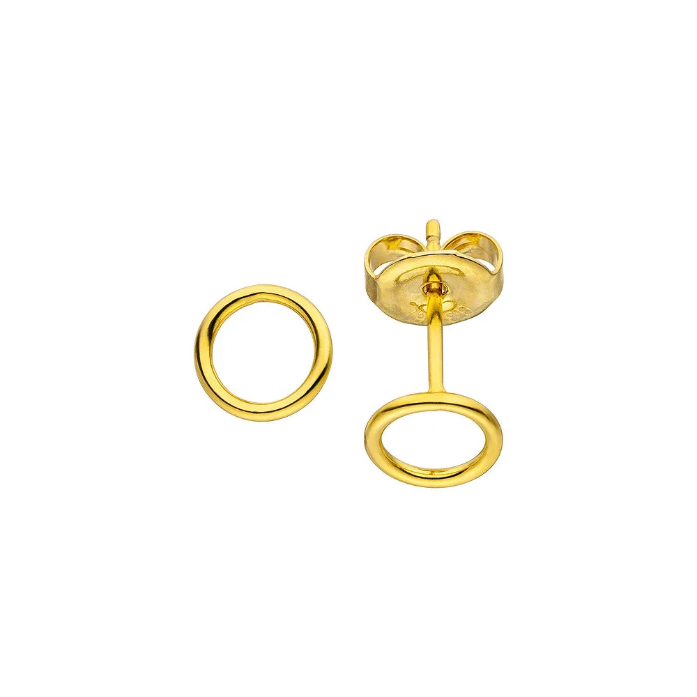 Ohrstecker Kreis Edelstahl Ohrringe