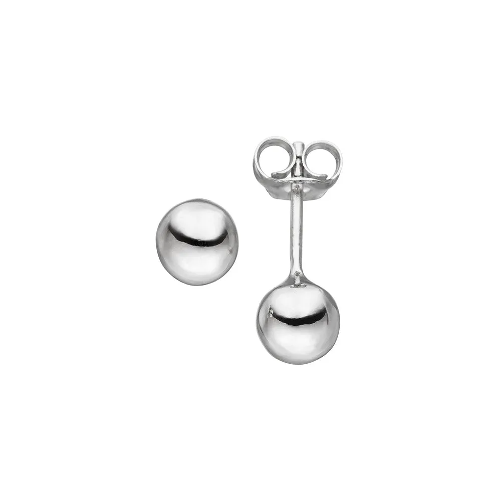 Ohrstecker Kugel 6 1 mm 925 Sterling Silber Ohrringe Kugelohrstecker
