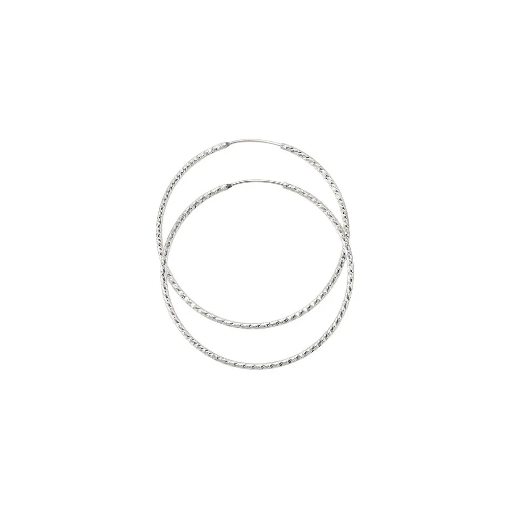 Creolen rund 925 Sterling Silber Ohrringe Silberohrringe Silbercreolen