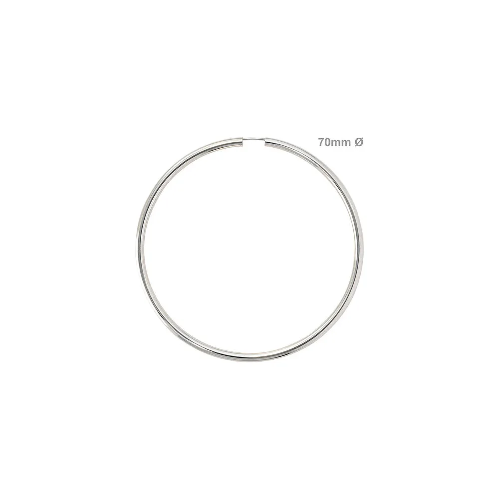 Creolen rund 925 Sterling Silber Ohrringe Silberohrringe Silbercreolen