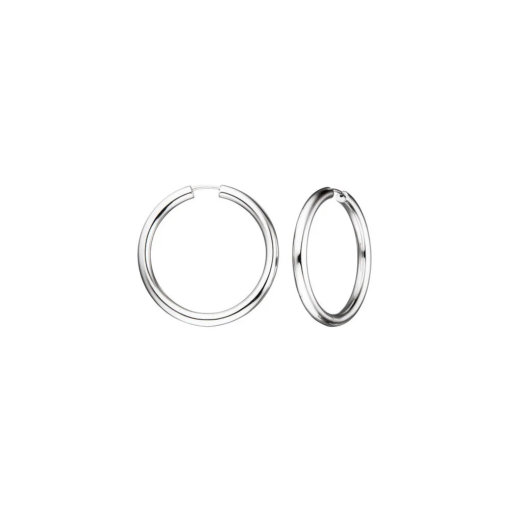 Creolen rund 925 Sterling Silber Ohrringe Silberohrringe Silbercreolen