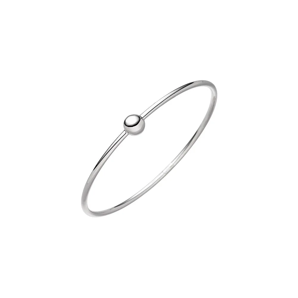 Armreif Armband mit Kugel 925 Sterling Silber Silberarmband