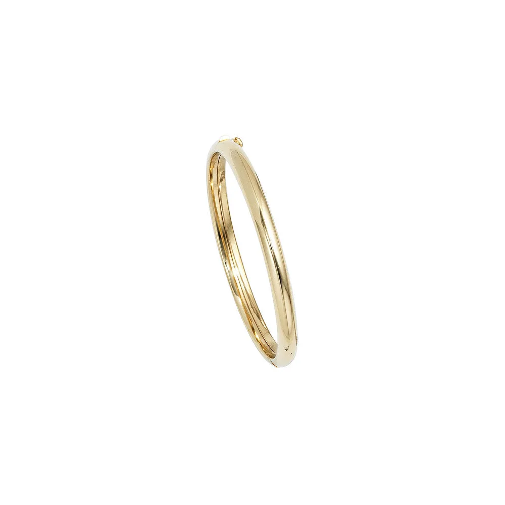 Armreif Armband oval 585 Gold Gelbgold Goldarmreif Kastenschloss
