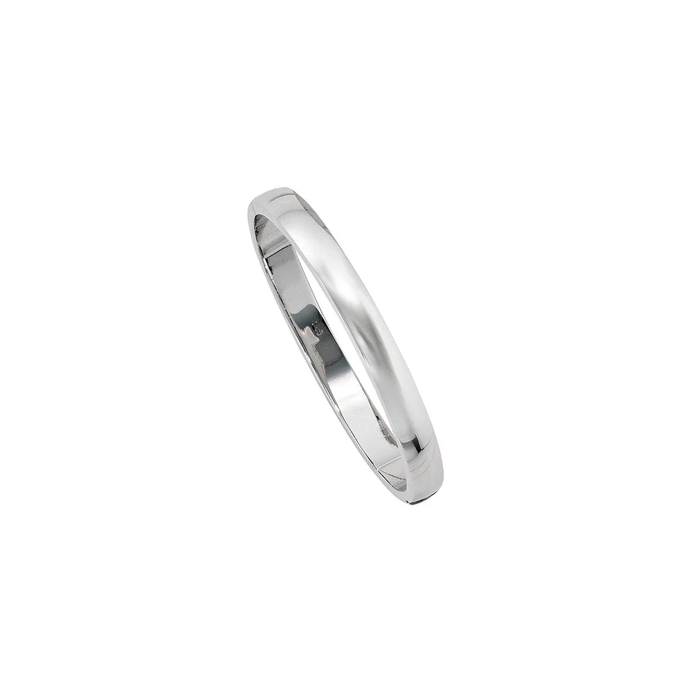 Armreif Armband oval 925 Sterling Silber Silberarmreif Kastenschloss