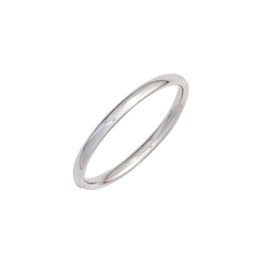 Armreif Armband oval 925 Sterling Silber Silberarmreif Kastenschloss