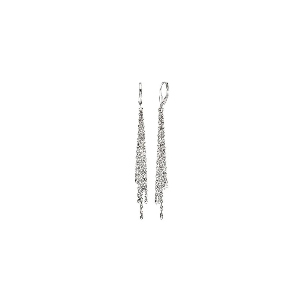 Boutons 925 Sterling Silber Ohrringe Ohrhänger Silberohrringe