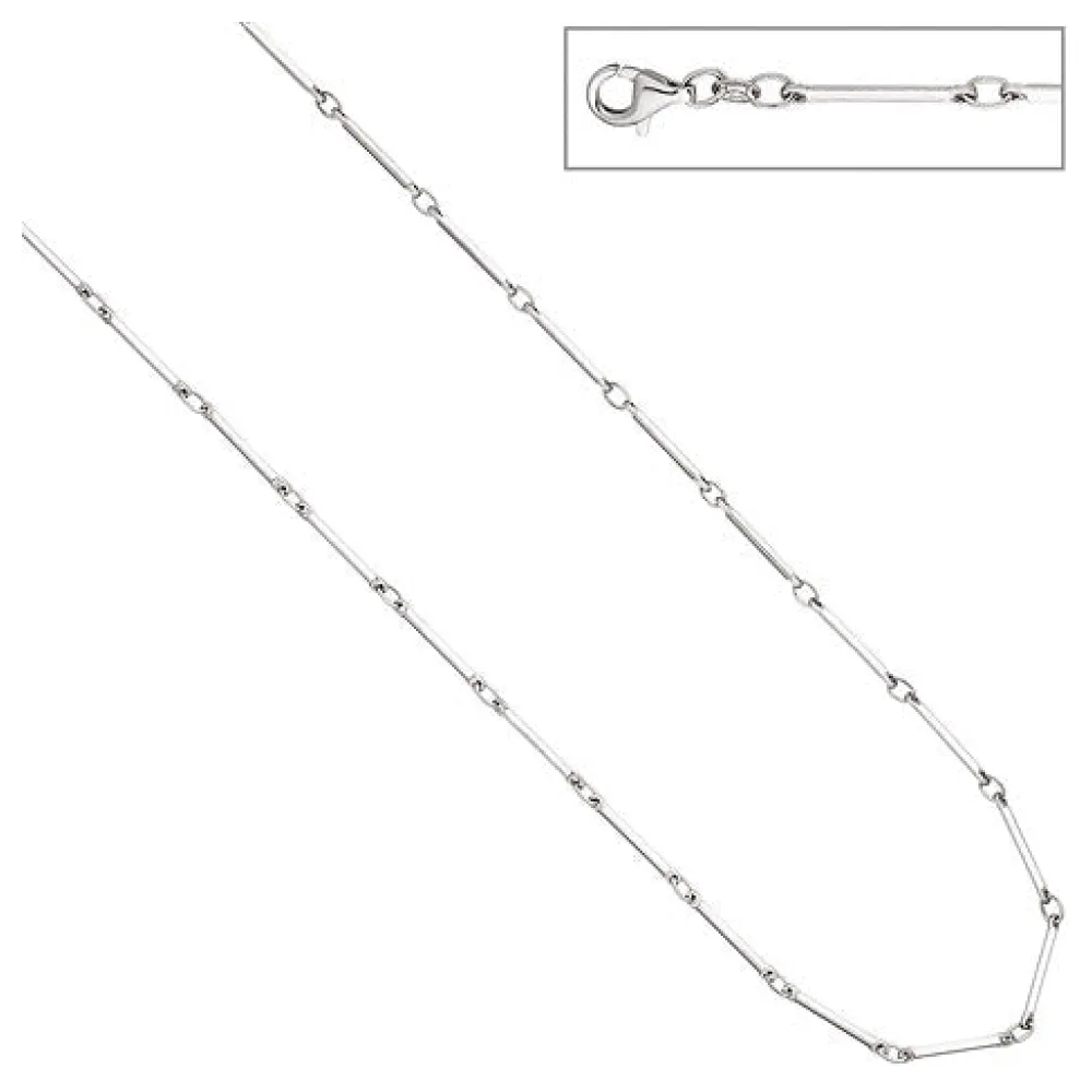 Collier Halskette 925 Sterling Silber 45 cm Kette Silberkette