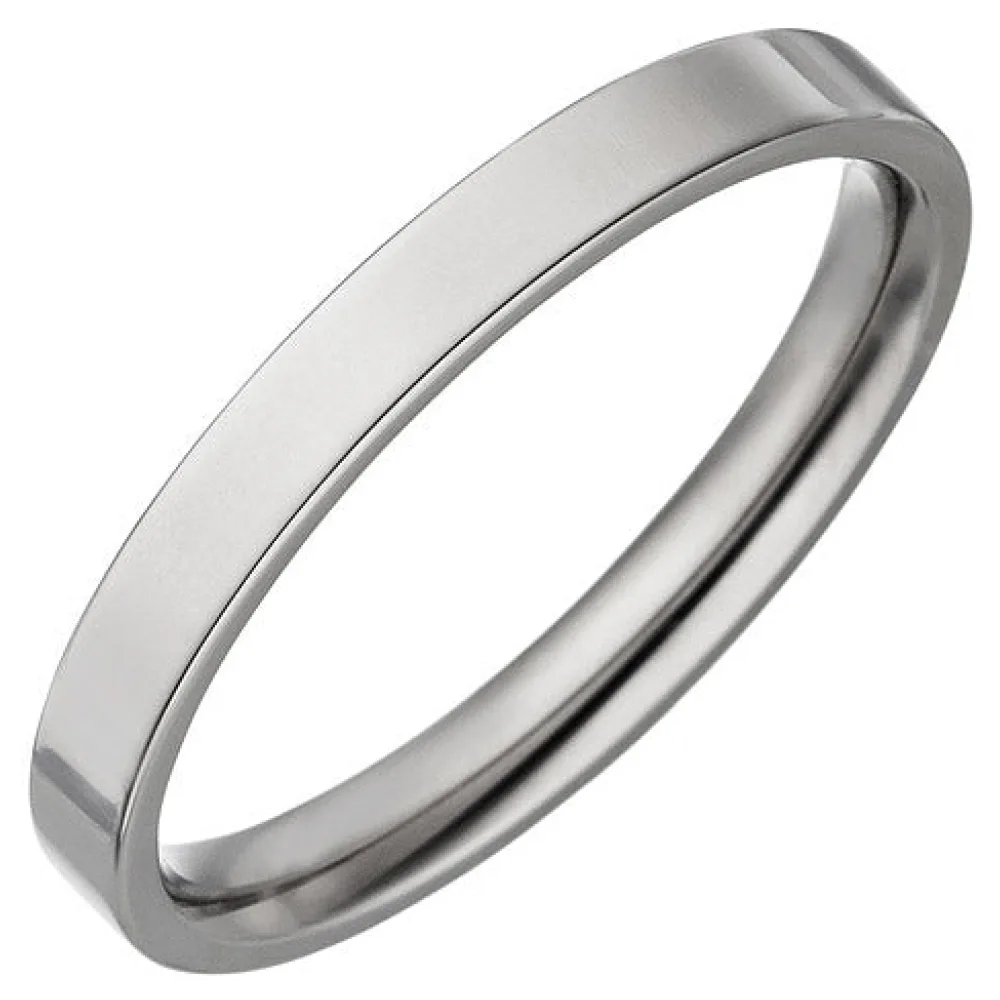 Partner Ring schmal aus Titan Partnerring Titanring-60