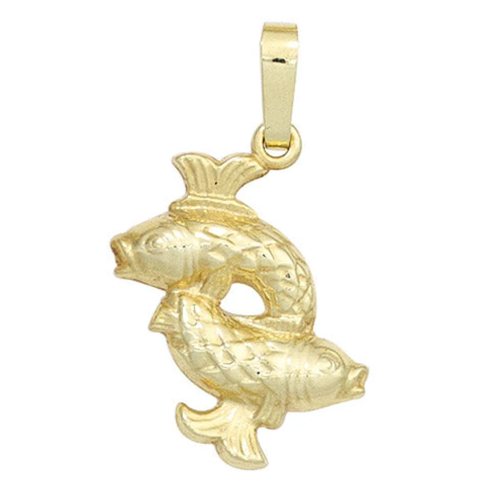 Anhänger Sternzeichen Fische 333 Gold Gelbgold Sternzeichenanhänger