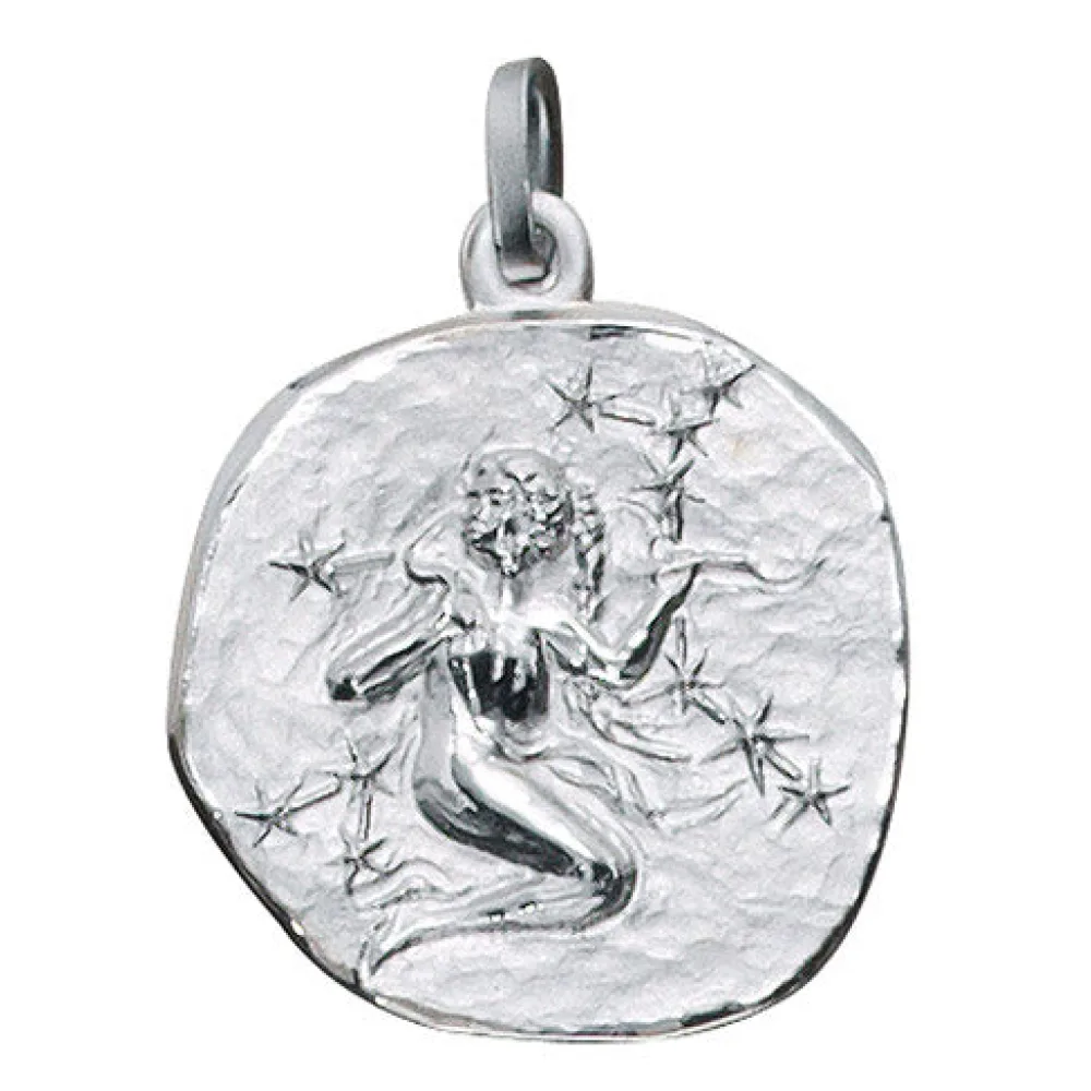 Anhänger Sternzeichen Jungfrau 925 Sterling Silber matt Sternzeichenanhänger