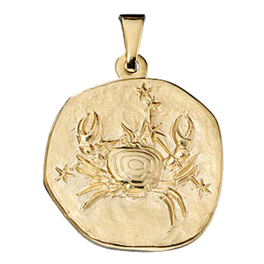 Anhänger Sternzeichen Krebs 333 Gold Gelbgold Sternzeichenanhänger