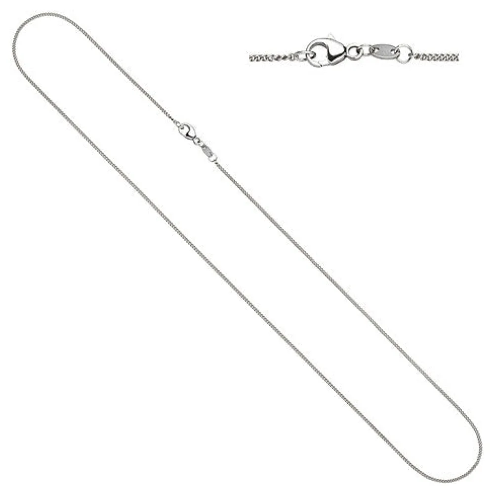 Rundpanzerkette 950 Platin 42 cm Kette Halskette Platinkette Panzerkette