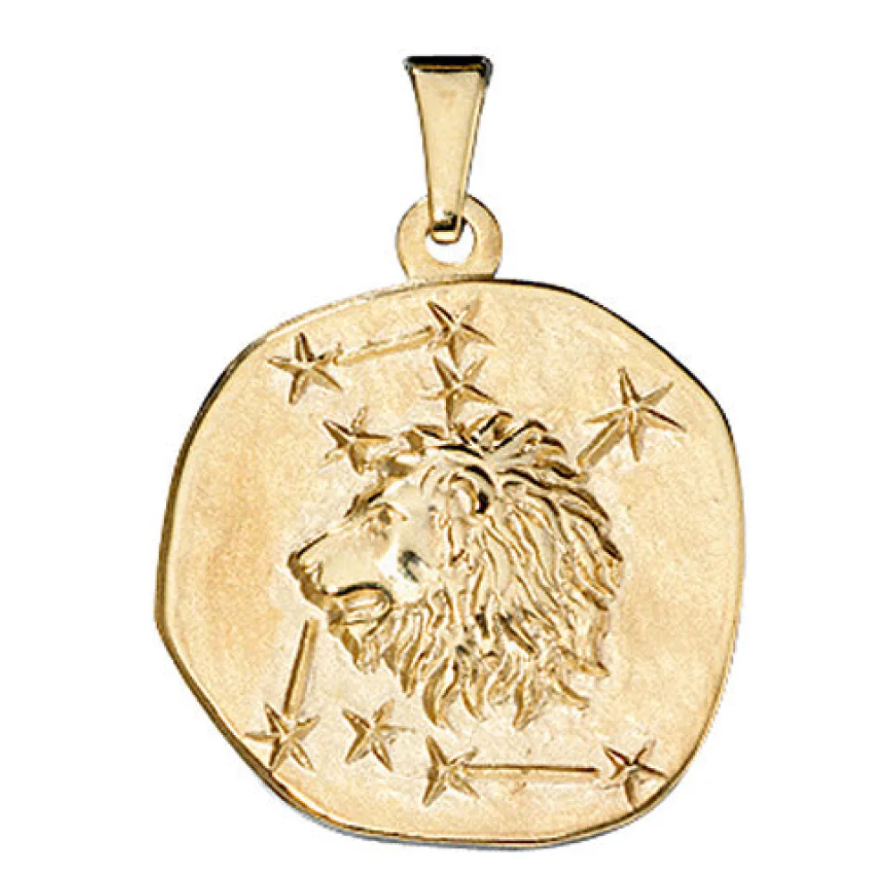 Anhänger Sternzeichen Löwe 333 Gold Gelbgold Sternzeichenanhänger