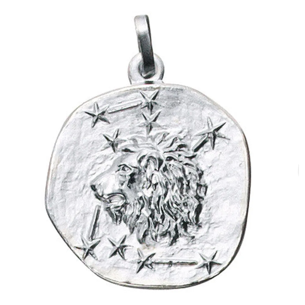 Anhänger Sternzeichen Löwe 925 Sterling Silber matt Sternzeichenanhänger